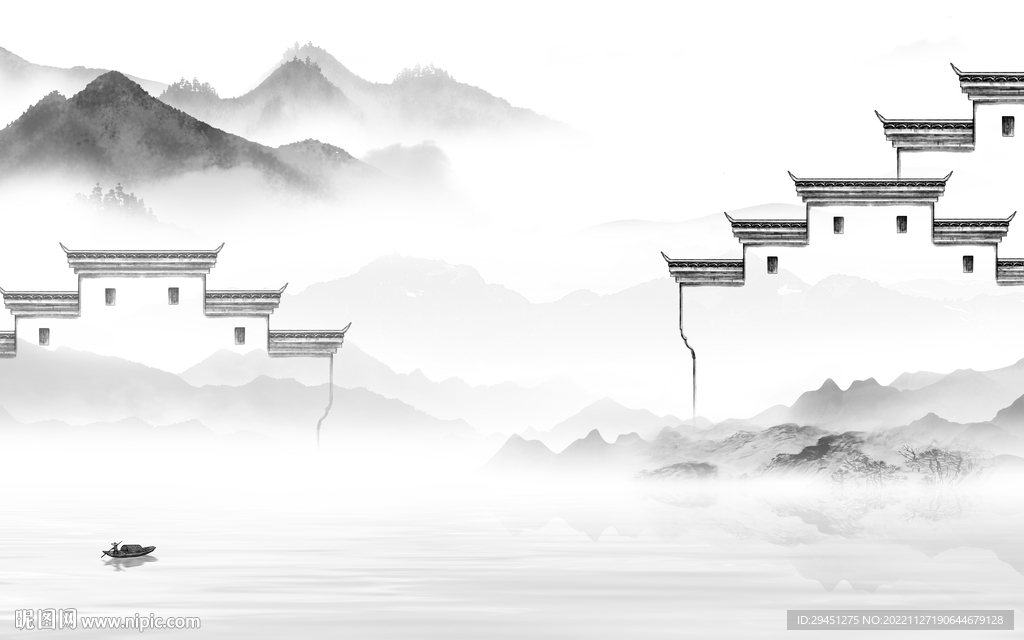 新上架最新款山水画 TiF分层