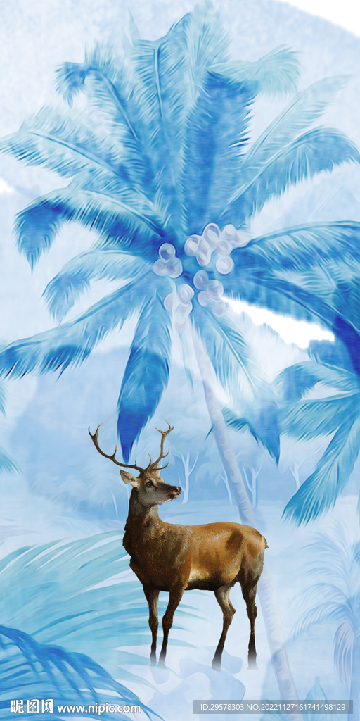 新品 欧式新玄关画 TIF分层