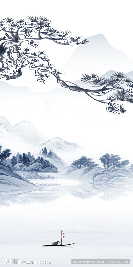 高端 中式最新玄关 TIF分层