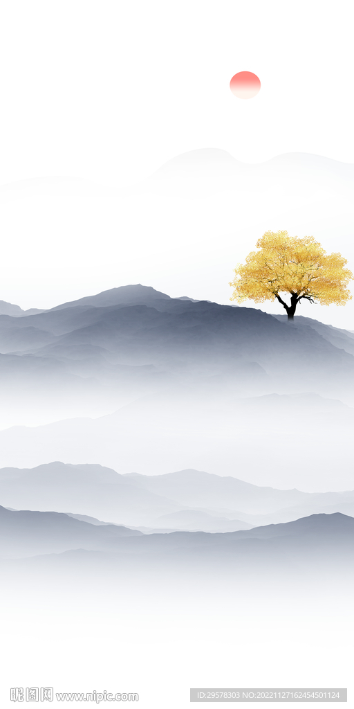 高雅 最新背景玄关 TIF分层