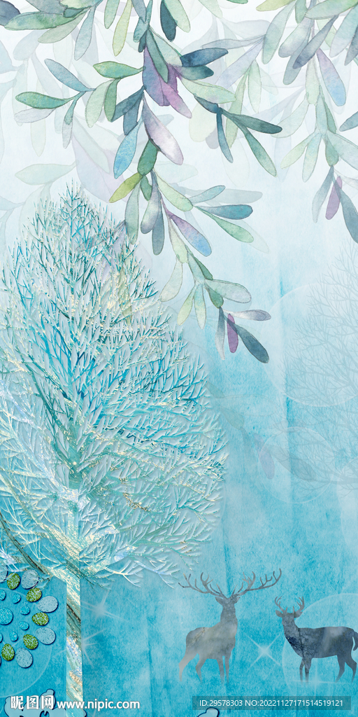 最新 欧式新玄关画 TIF分层