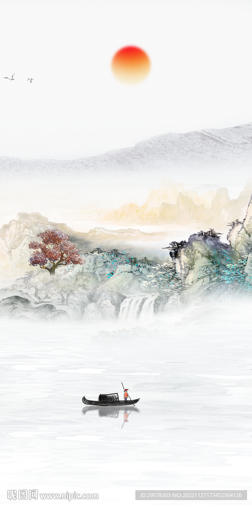 极简 最新背景玄关 TIF分层