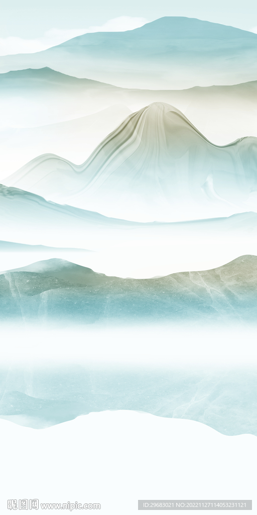 别墅 玄关新款山水 tIf分层