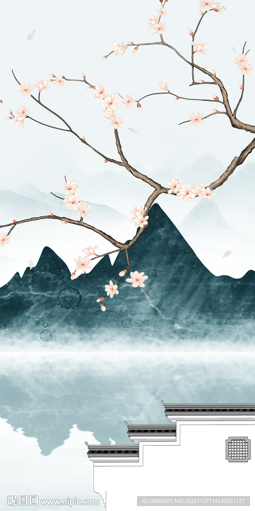 极简 玄关新款山水 tIf分层