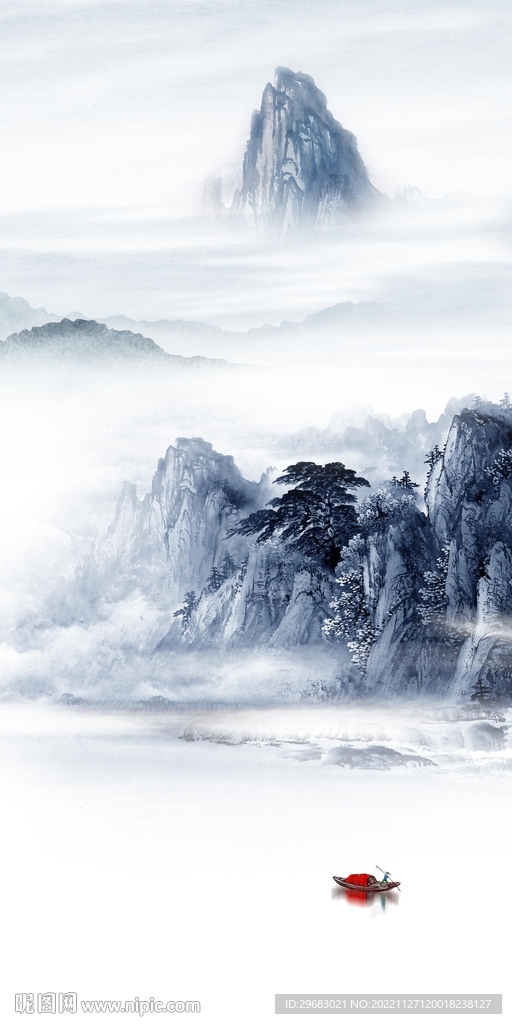 最新 风景高档山水 tIf分层