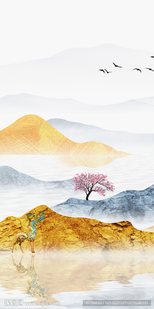 人气 风景高档山水 tIf分层