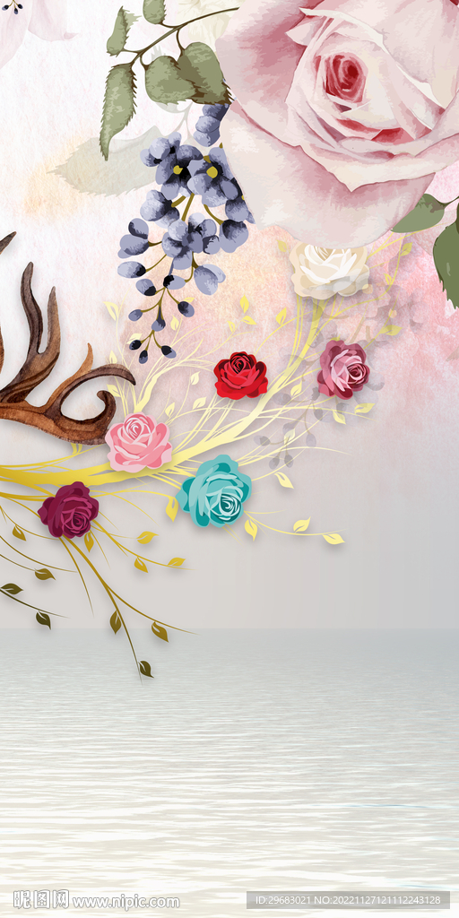 爆款 高档欧式玄关 TIF分层