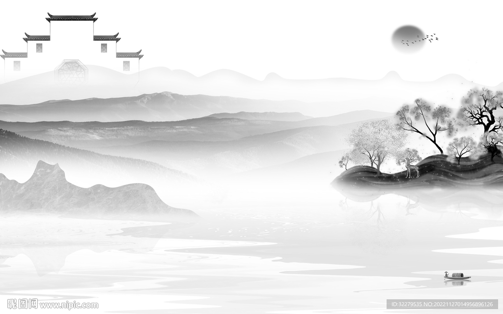 新品  现代意境山水 TiF分