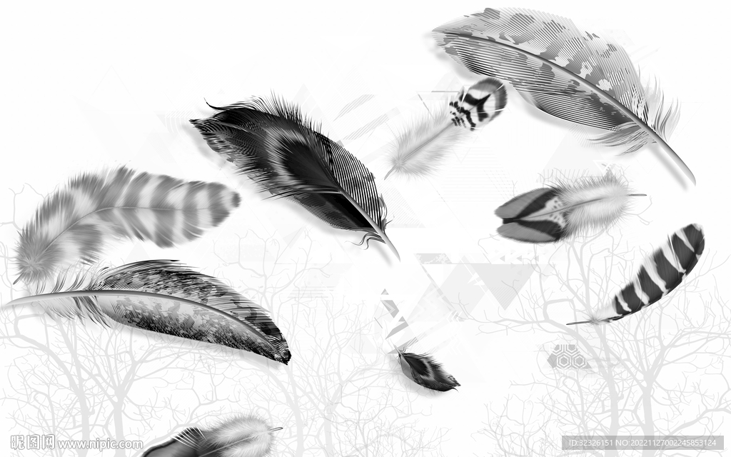 电视 灰色新无框画 TIF分层