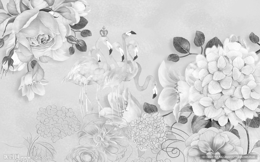 大气 高档新无框画 TIF分层