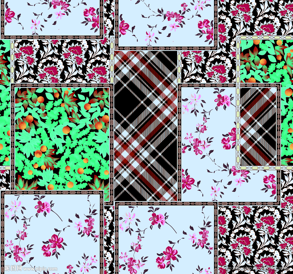 大牌 格子 小碎花