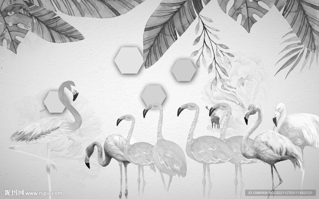 爆款 欧式新灰色画 TIF分层