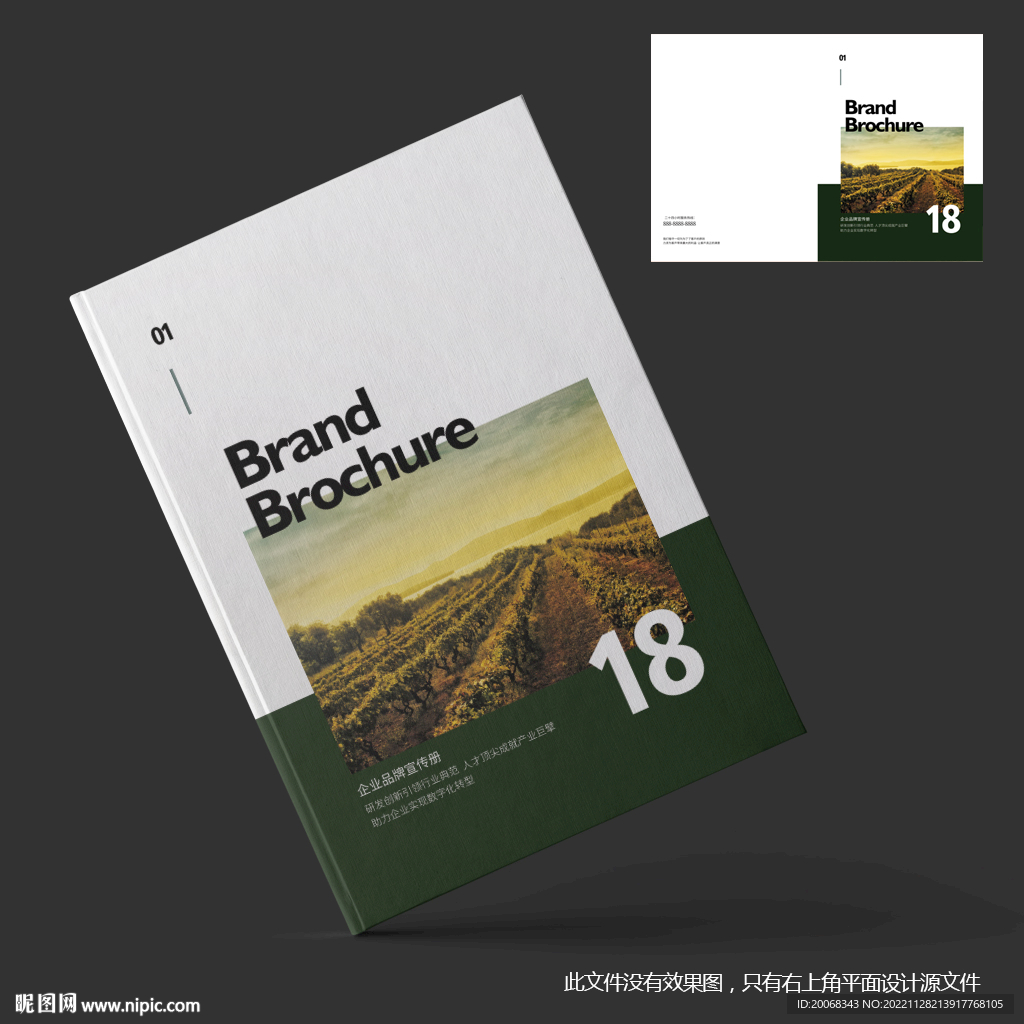 酒庄园宣传册封面