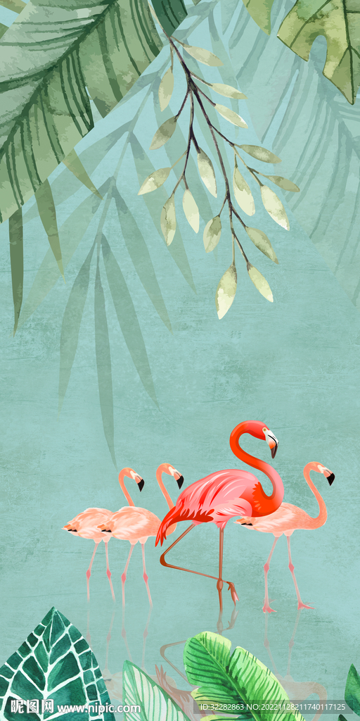 最新 玄关山水新画 TIF分层