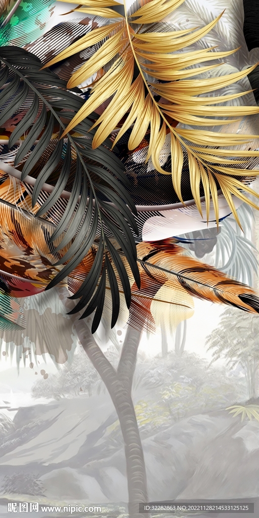 高清 玄关高档新画 TIF分层