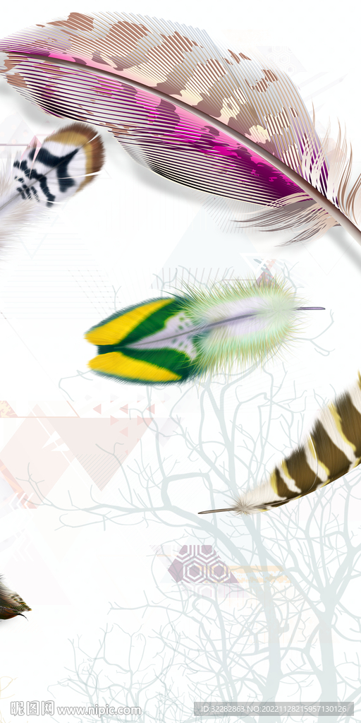 人气 玄关山水新画 TIF分层