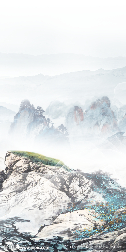 高清 最新山水玄关 TIf分层