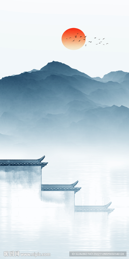 现代 最新山水玄关 TIf分层