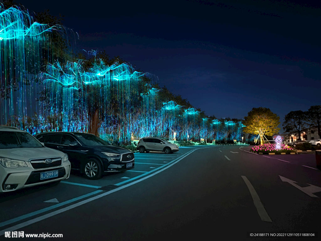 光纤灯生命之树灯光