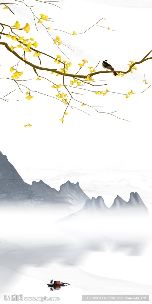 新款 人气玄关山水 TiF分层