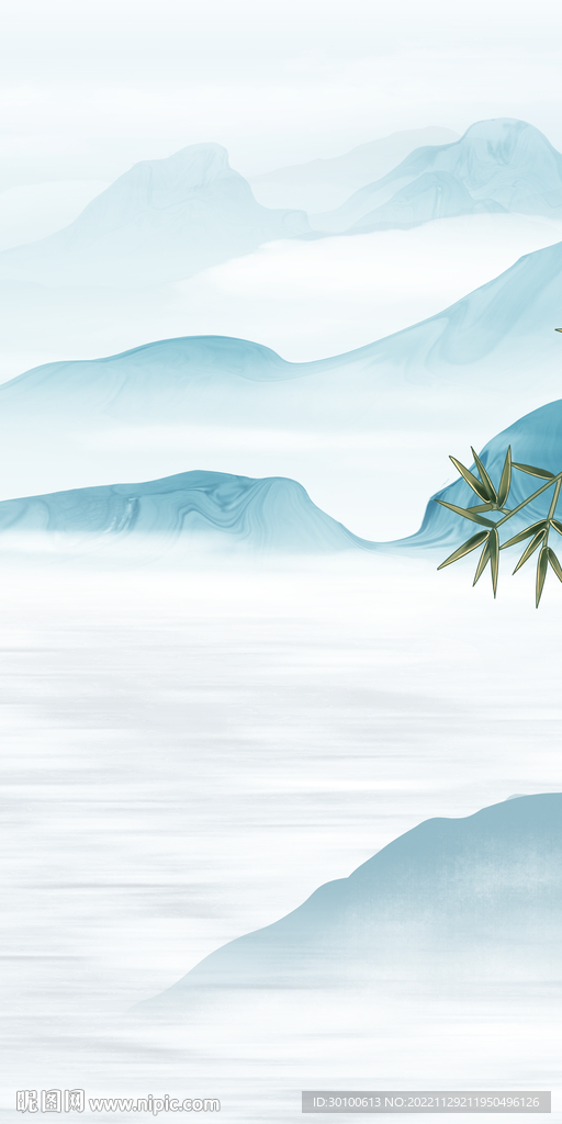 爆款 高端玄关山水 tiF分层