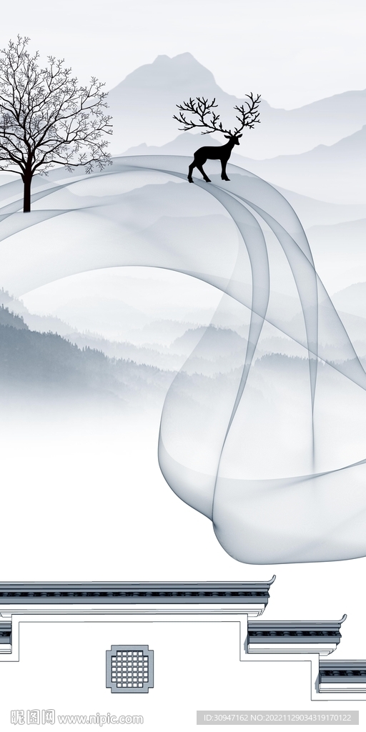 简约 最新玄关框画 TiF分层