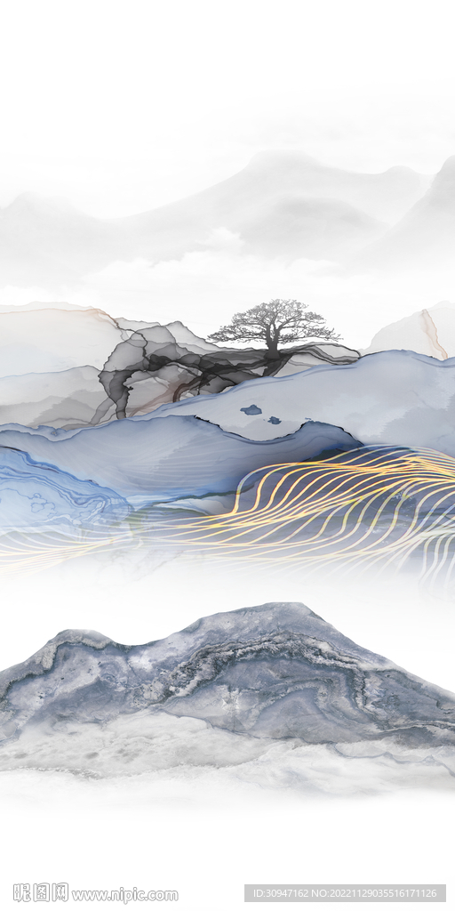 意境 高端玄关新画 TiF分层