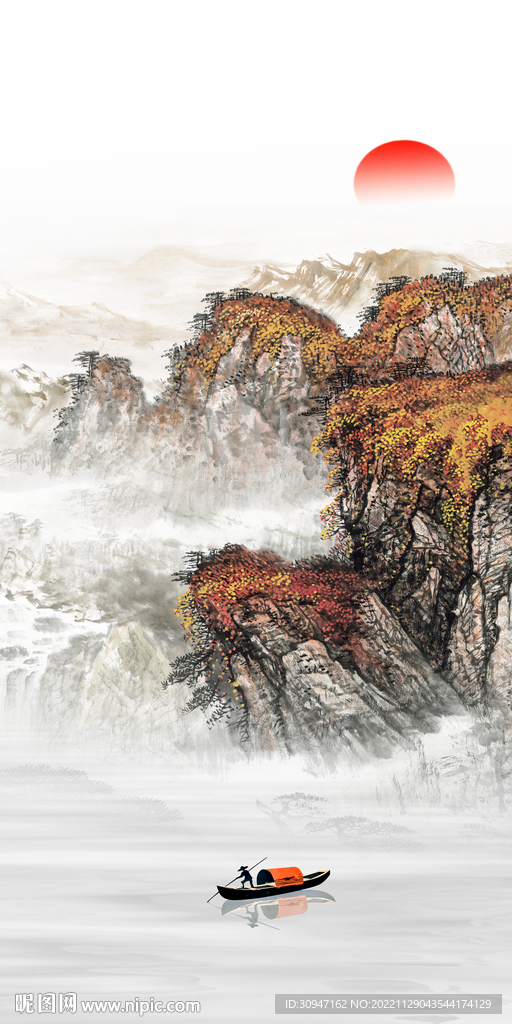 古风 新款玄关新画 TiF分层