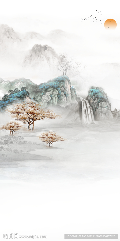 新品 意境新玄关画 TiF分层