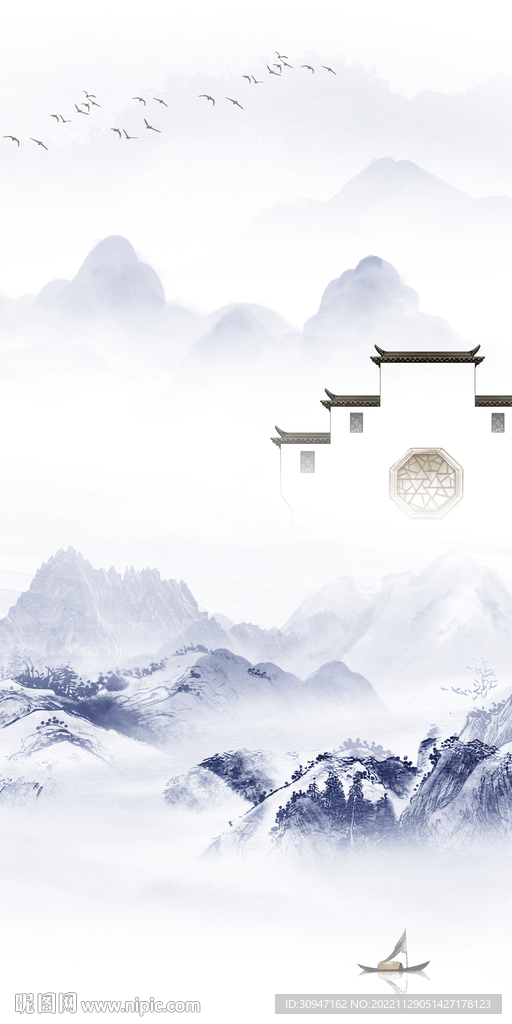 大气 高端中式玄关 TiF分层