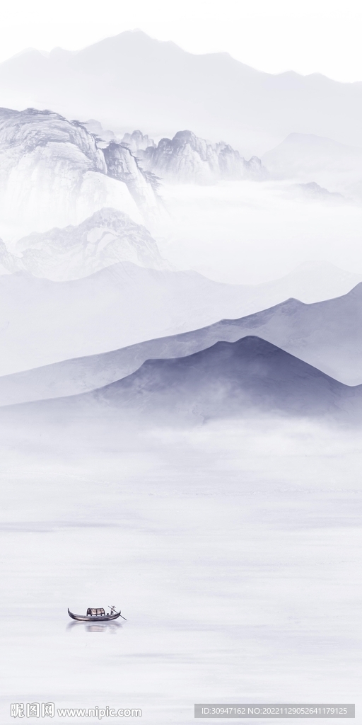 极简 新风景玄关画 TiF分层