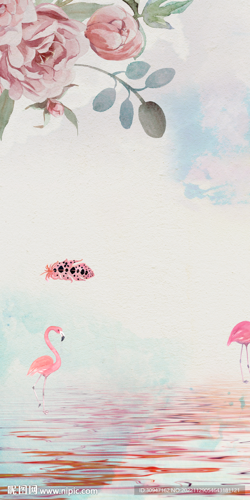 高档 新高清玄关画 TIF分层