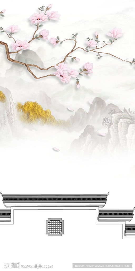 最 新风景玄关画 TiF分层画