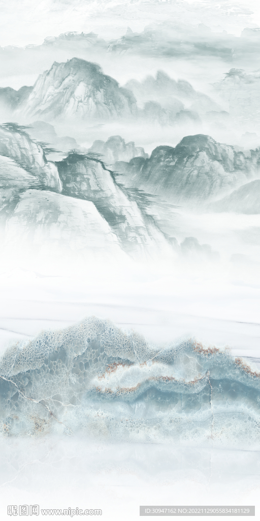 高端 新风景玄关画 TiF分层