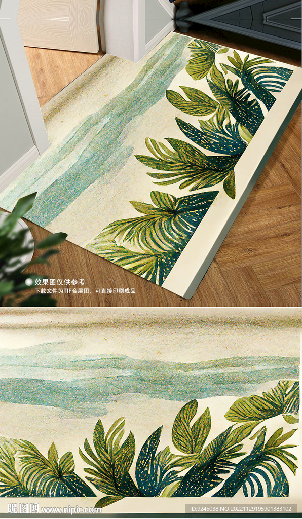 欧式花纹复古图案地毯地垫