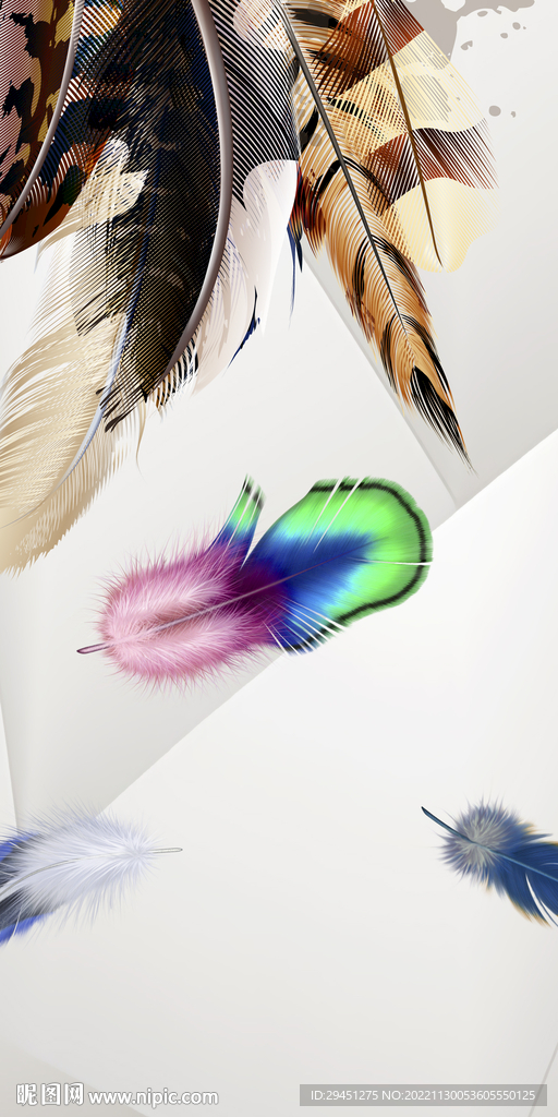 豪华 新欧式玄关画 TIf分层