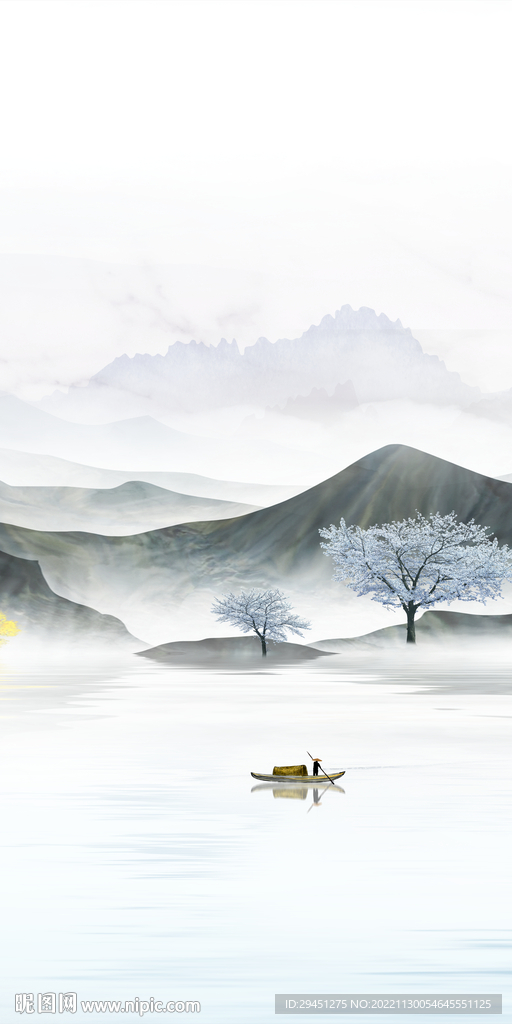 高雅 现代意境玄关 TiF分层