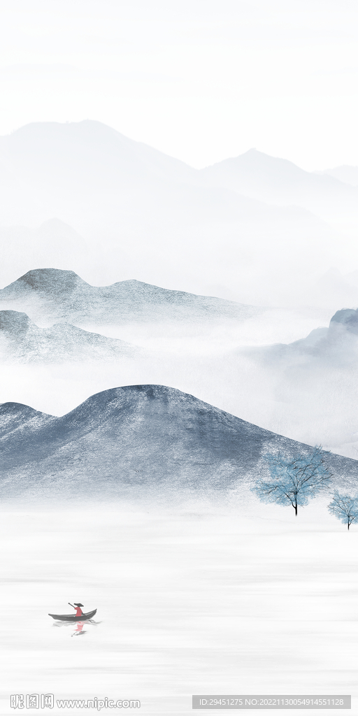 意境 中式现代玄关 Tif分层