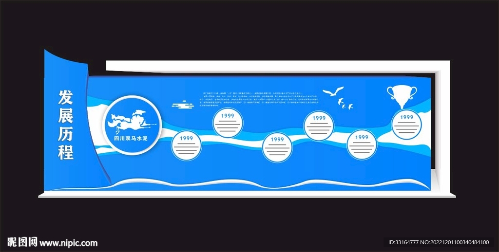 公司发展历程文化墙