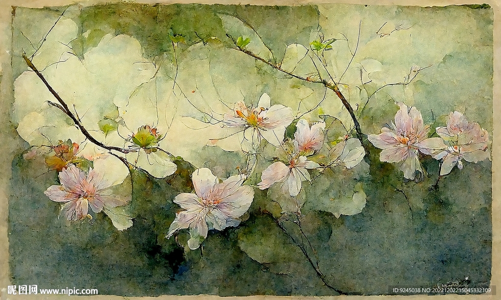 北欧植物花卉复古轻奢地毯地垫