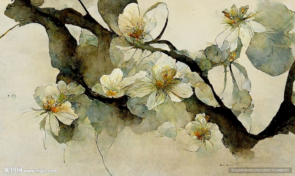 北欧植物花卉复古轻奢地毯地垫