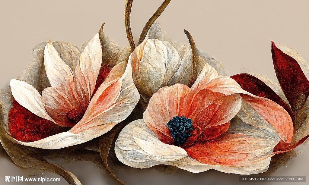 现代简约轻奢花卉门垫地毯地垫