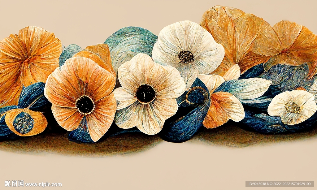 现代简约轻奢花卉门垫地毯地垫