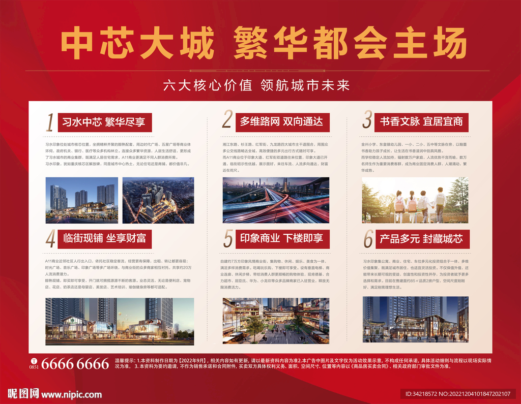 地产价值点海报