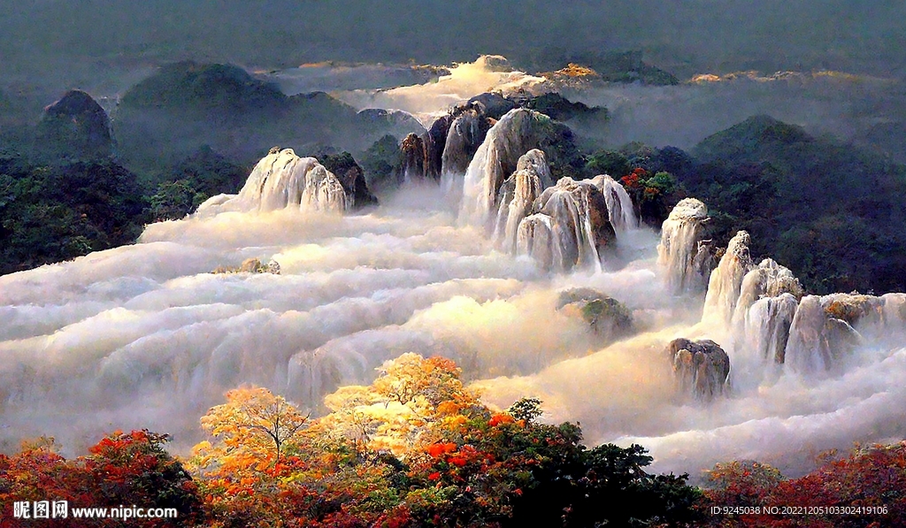 中国风现代创意山水装饰画