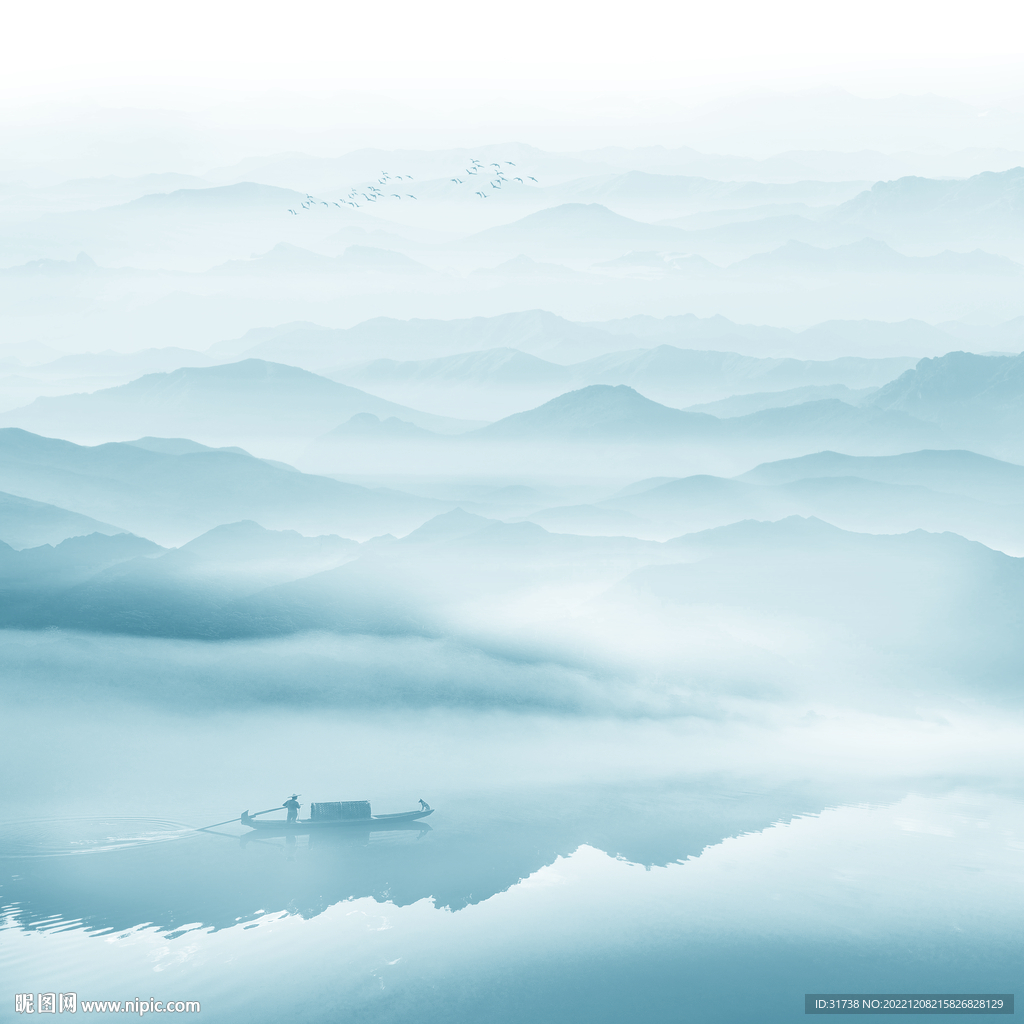 墙体水墨装饰画