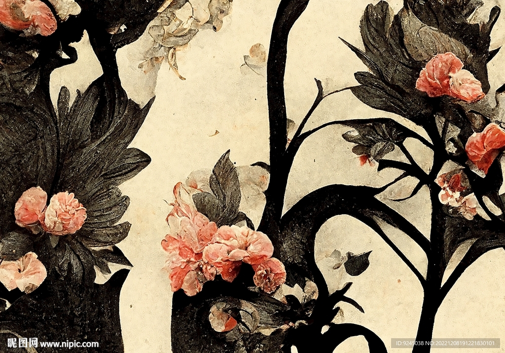 欧式花纹复古图案地毯地垫