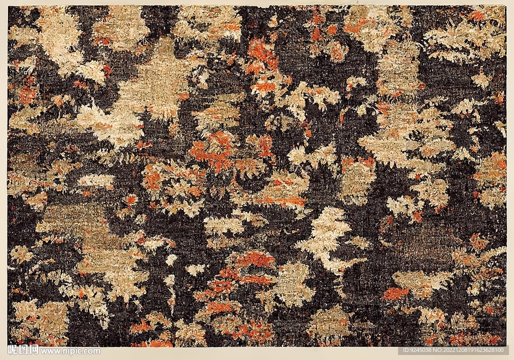 轻奢复古欧式花纹地垫地毯