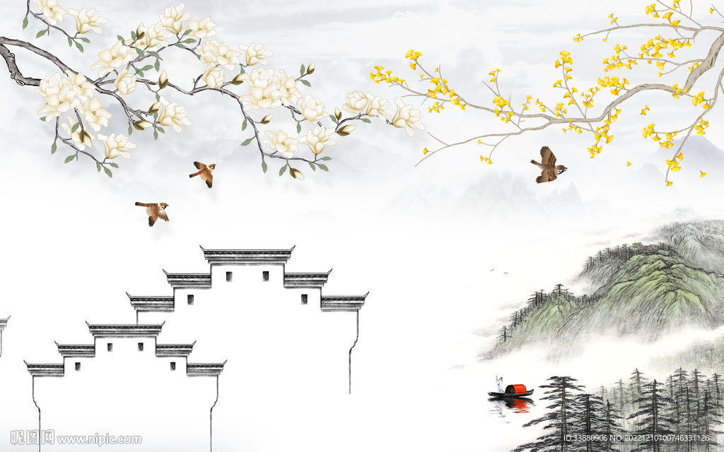 高档沙发最新山水 Tif分层 