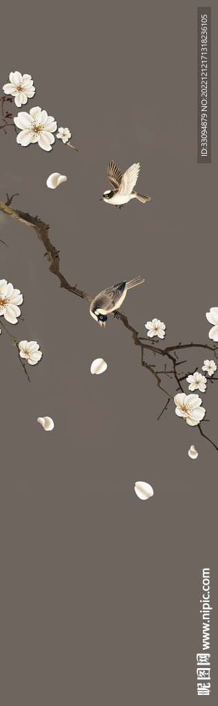 高清分层透明底屏风打印图